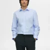 SELECTED KLASSISKA SLIM FIT-SKJORTA Blue Hot