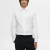 SELECTED KLASSISKA SLIM FIT-SKJORTA White Cheap