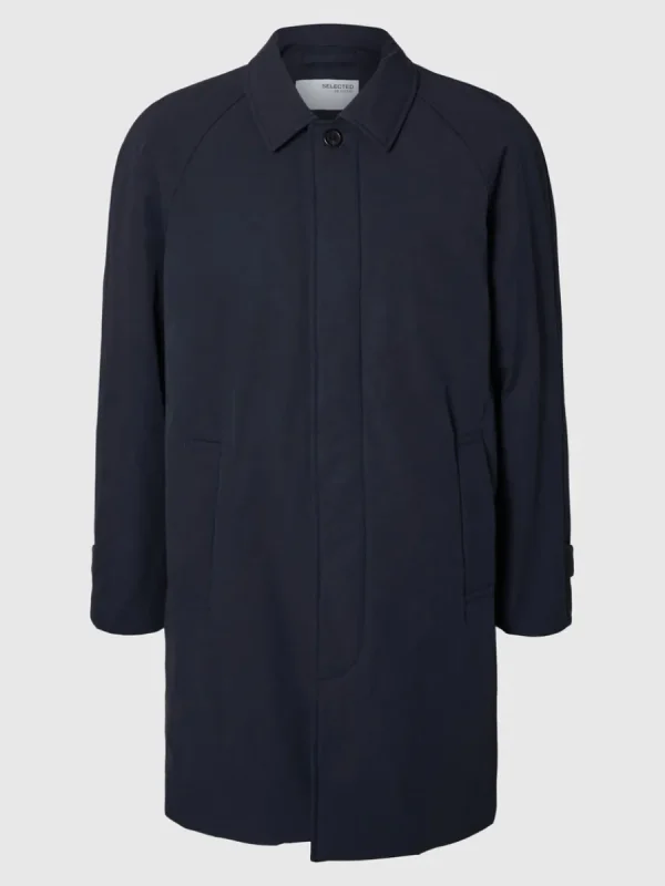 SELECTED KLASSISKA VADDERAD JACKA Blue Sale