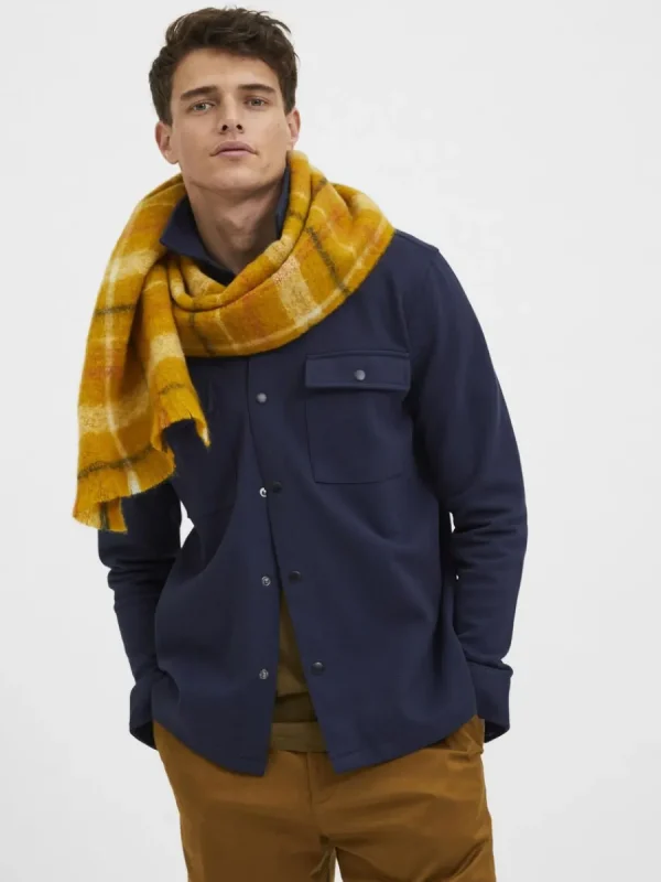 SELECTED KLASSISKA ÖVERSKJORTA Blue Fashion