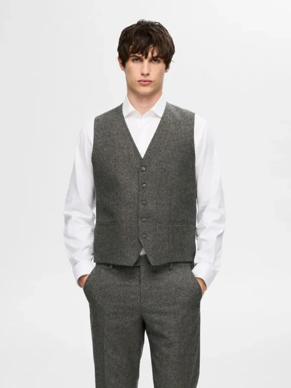 SELECTED KLASSISKA VÄST Grey Fashion