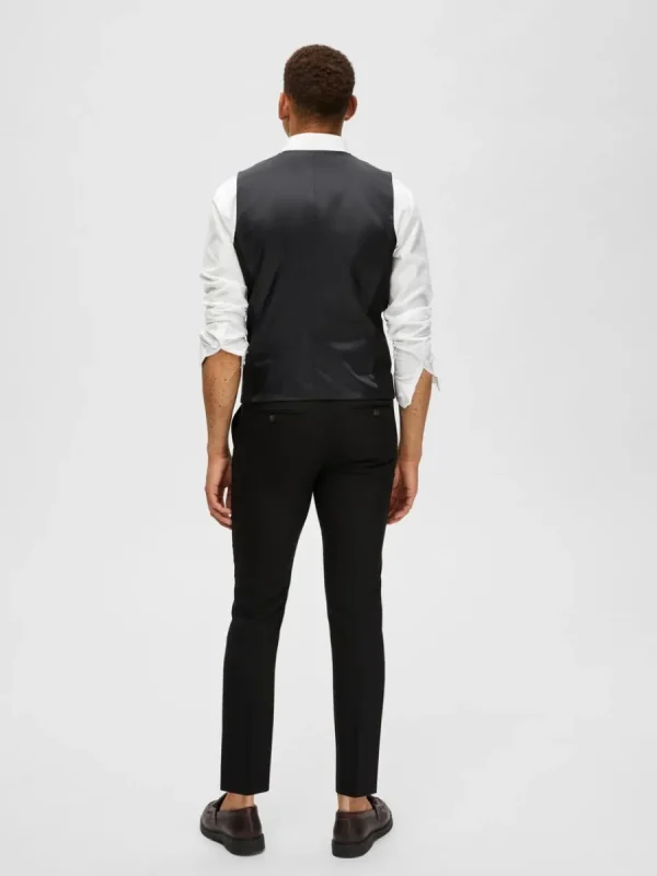 SELECTED KLASSISKA VÄST Black Outlet
