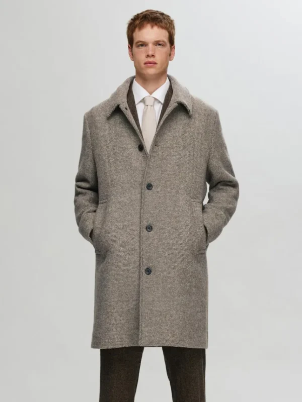 SELECTED KLASSISKA YLLEKAPPA Brown Outlet