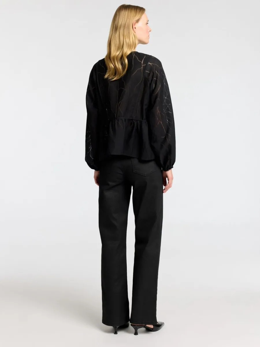 knytning_fram_lngrmad_blu_4.webp SELECTED KNYTNING FRAM LÅNGÄRMAD BLUS Black Sale
