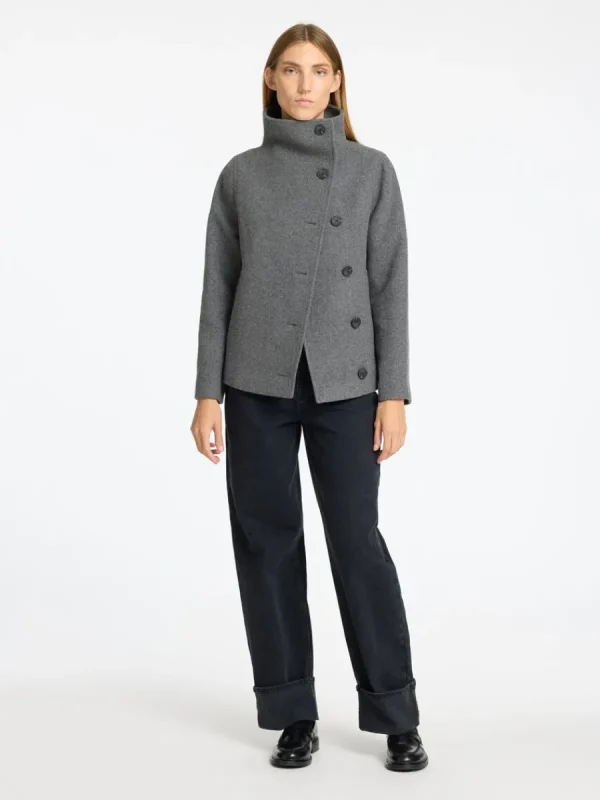 SELECTED KORT JACKA Grey Best Sale