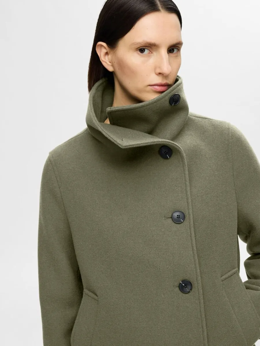 kort_jacka_2.webp SELECTED KORT JACKA Green Best Sale