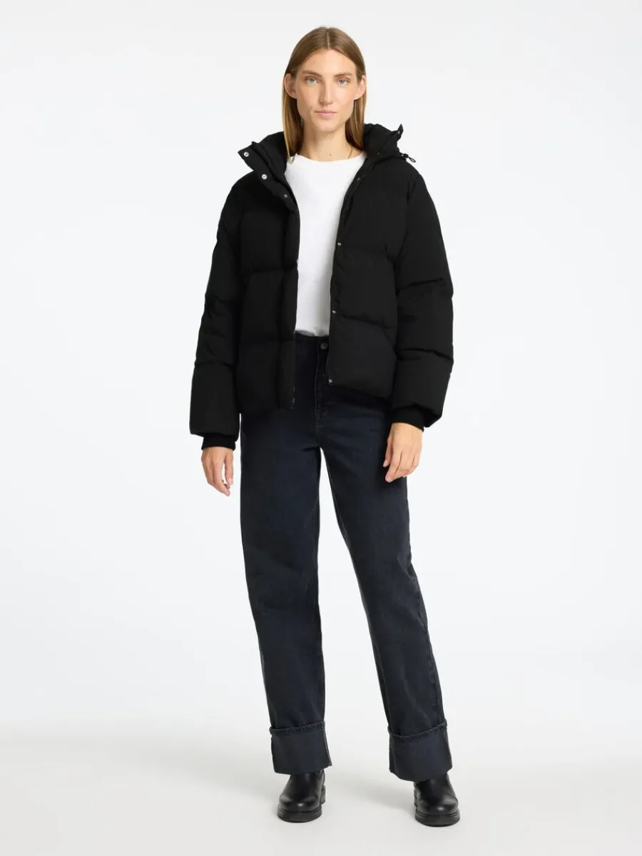 kort_pufferjacka_1-1.webp SELECTED KORT PUFFERJACKA Black Cheap