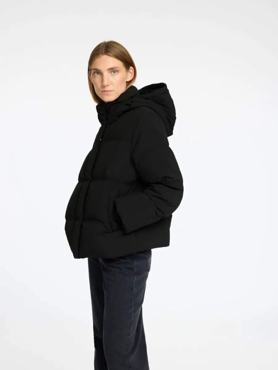 kort_pufferjacka_2-1.webp SELECTED KORT PUFFERJACKA Black Cheap