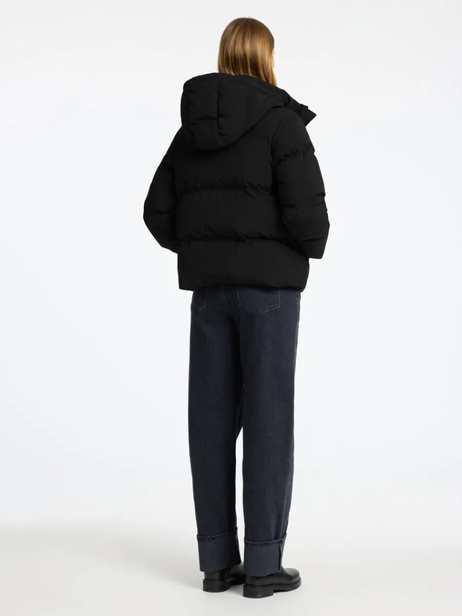 kort_pufferjacka_4-1.webp SELECTED KORT PUFFERJACKA Black Cheap