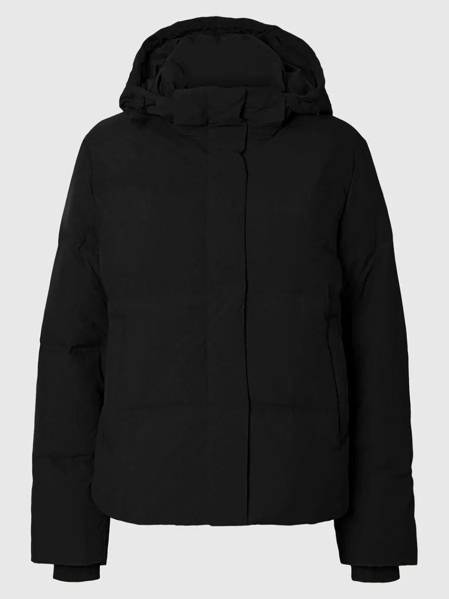 kort_pufferjacka_5-1.webp SELECTED KORT PUFFERJACKA Black Cheap