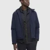 SELECTED KORT VADDERAD JACKA Blue Shop