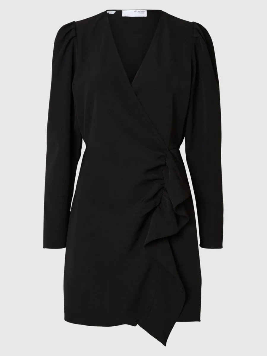kort_volangprydd_klnning_5.webp SELECTED KORT VOLANGPRYDD KLÄNNING Black Flash Sale