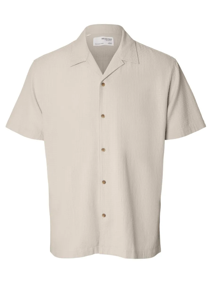 kortrmad_bomull_skjorta_4-1.webp SELECTED KORTÄRMAD BOMULL SKJORTA Beige Online