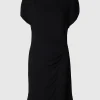 SELECTED KORTÄRMAD KORT KLÄNNING Black Clearance