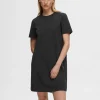 SELECTED KORTÄRMAD KORT KLÄNNING Black Outlet