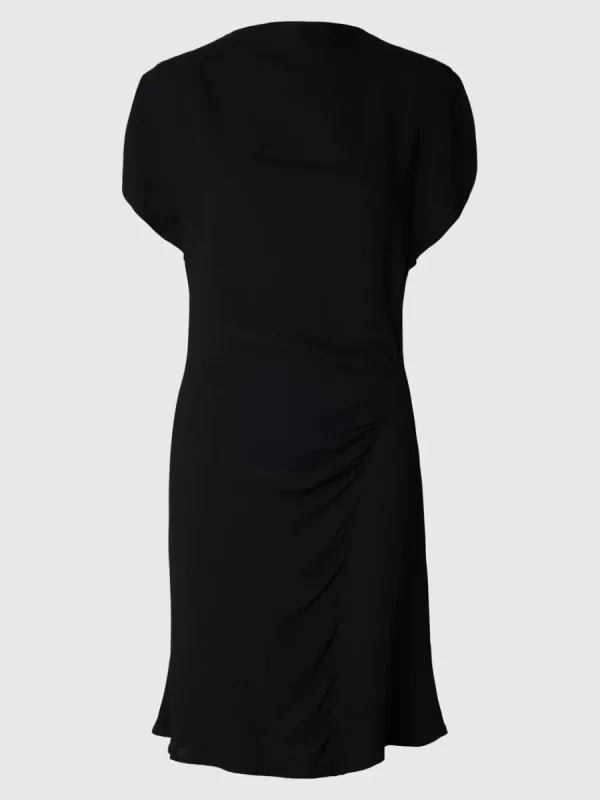 SELECTED KORTÄRMAD KORT KLÄNNING Black Clearance