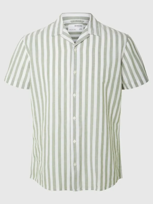 SELECTED KORTÄRMAD SKJORTA Green Online