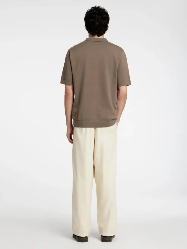 SELECTED KORTÄRMAD STICKAD KOFTA Brown Cheap