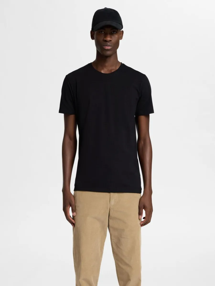kortrmad_tshirt_0-8.webp SELECTED KORTÄRMAD T-SHIRT Black New
