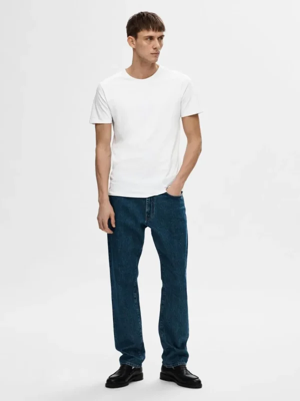 SELECTED KORTÄRMAD T-SHIRT White Store