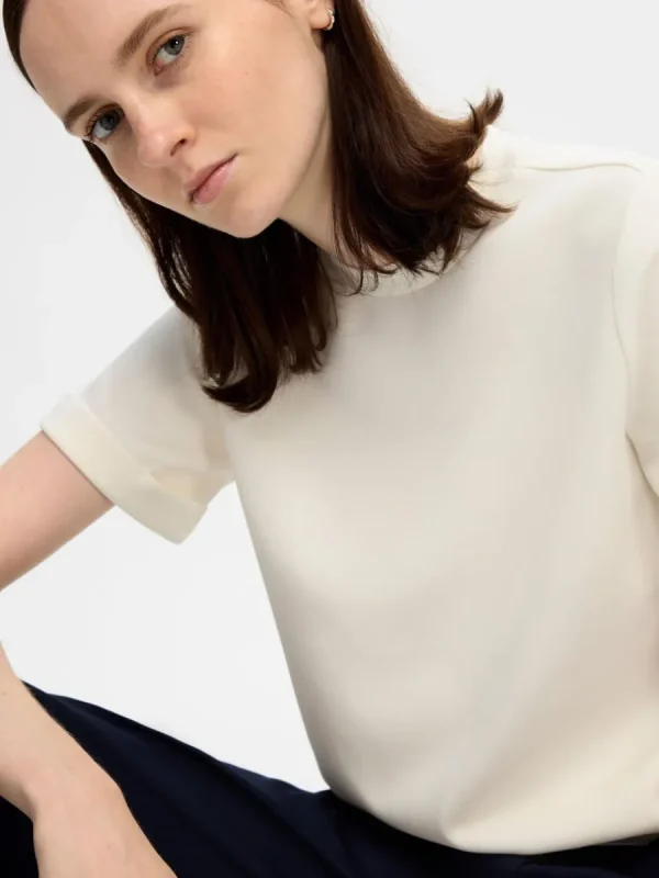 SELECTED KORTÄRMAD T-SHIRT White Online