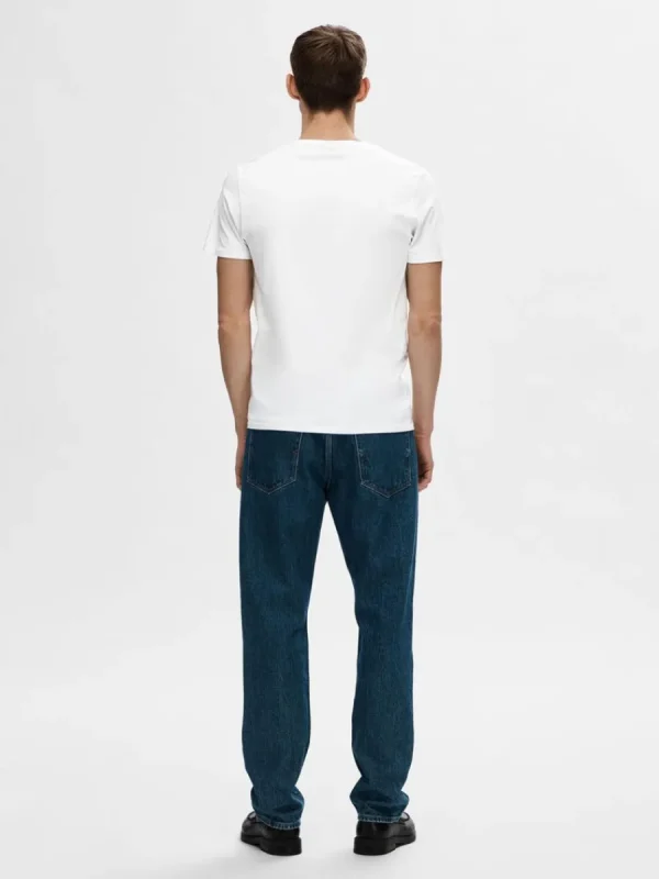 SELECTED KORTÄRMAD T-SHIRT White Store