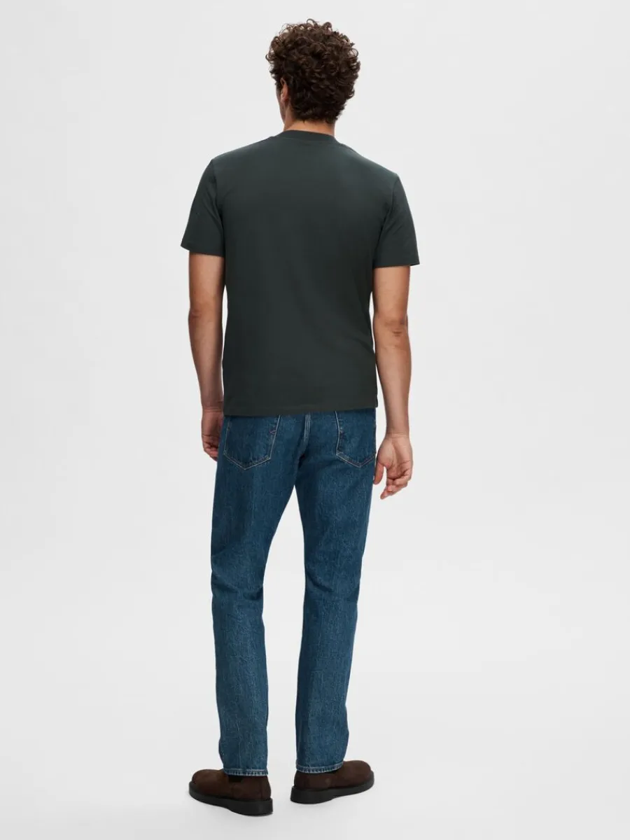 kortrmad_tshirt_4-7.webp SELECTED KORTÄRMAD T-SHIRT Grey Cheap