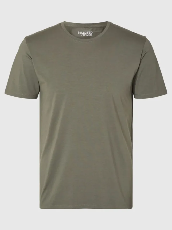 SELECTED KORTÄRMAD T-SHIRT Green Store