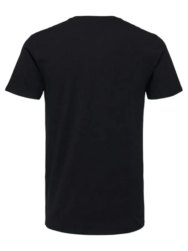 SELECTED KORTÄRMAD T-SHIRT Black New