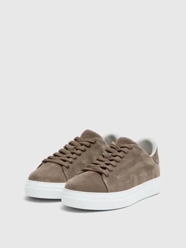 SELECTED KRAFTIG MOCKA SNEAKERS Brown Sale