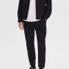 SELECTED KRITSTRECKSRANDIG BYXOR Blue Cheap