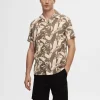 SELECTED KUBAKRAGE SKJORTA Brown Cheap