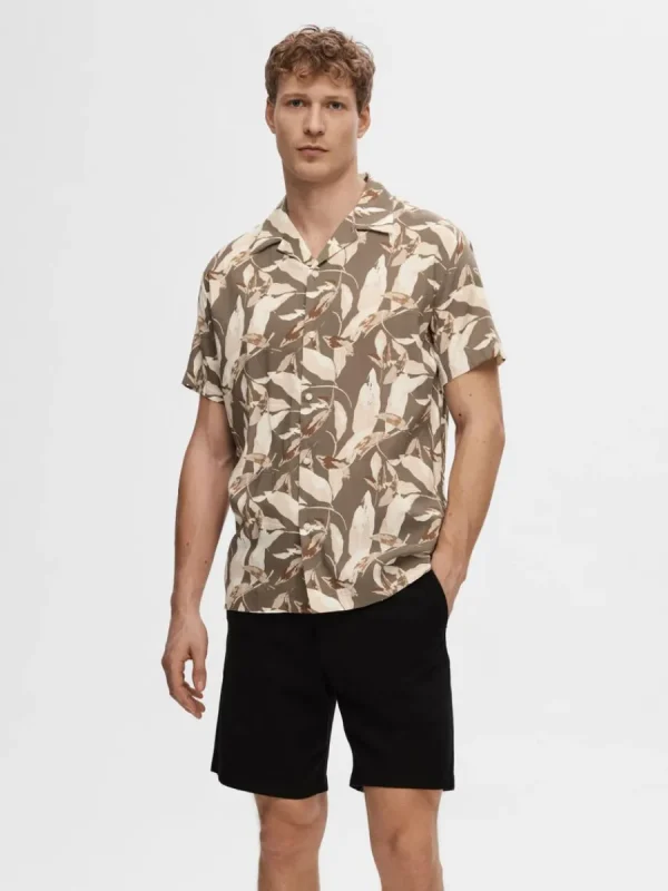 SELECTED KUBAKRAGE SKJORTA Brown Cheap