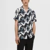SELECTED KUBAKRAGE SKJORTA Blue Fashion