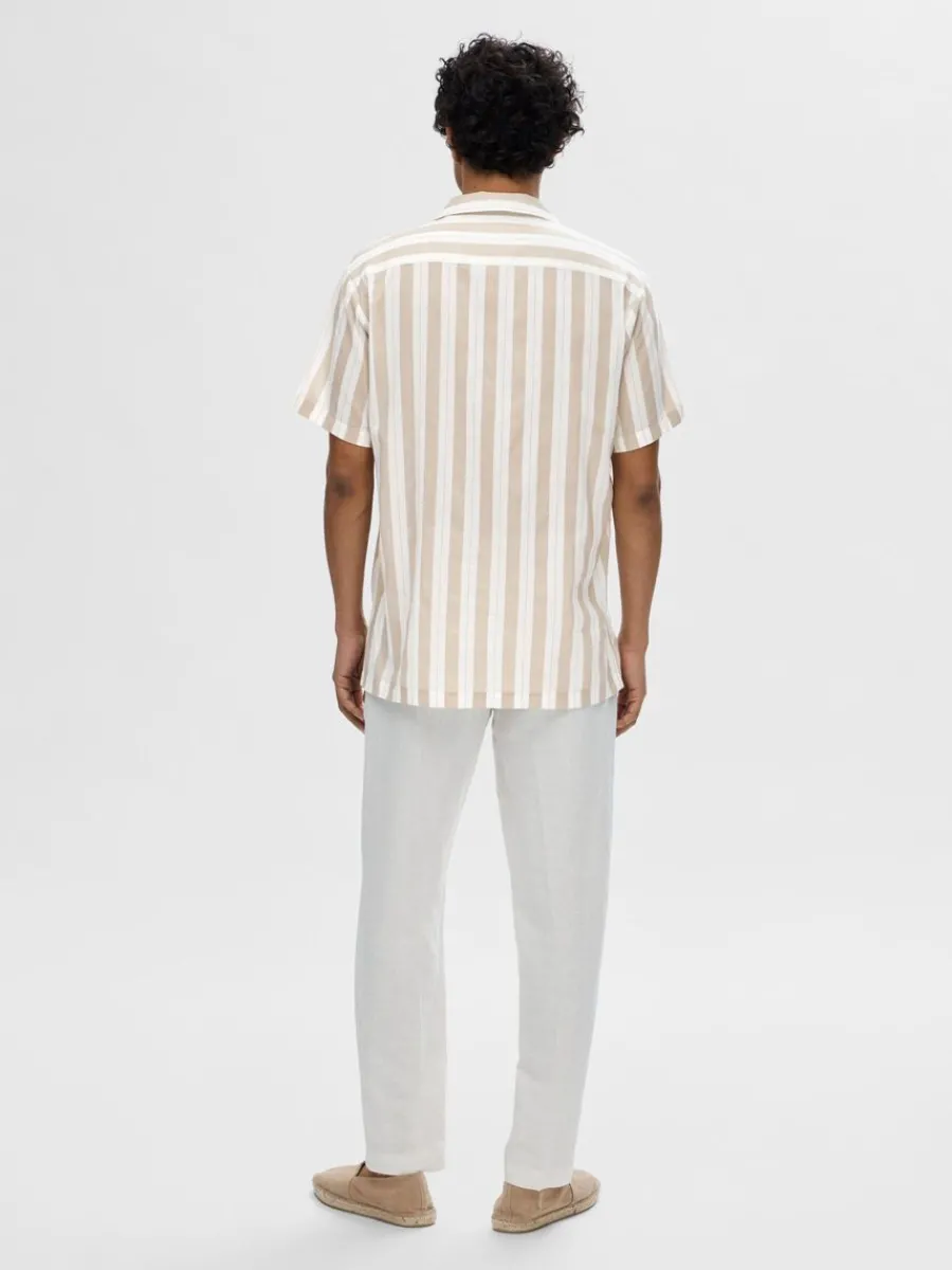 kubakrage_skjorta_1-4.webp SELECTED KUBAKRAGE SKJORTA Beige Sale