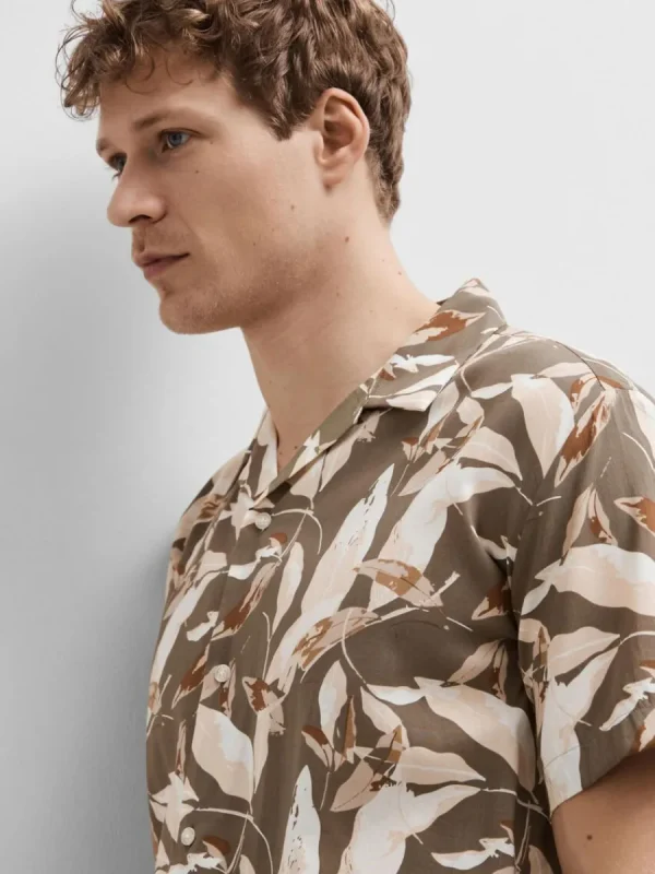 SELECTED KUBAKRAGE SKJORTA Brown Cheap