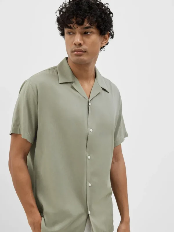SELECTED KUBAKRAGE SKJORTA Green Outlet