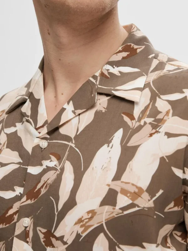 SELECTED KUBAKRAGE SKJORTA Brown Cheap