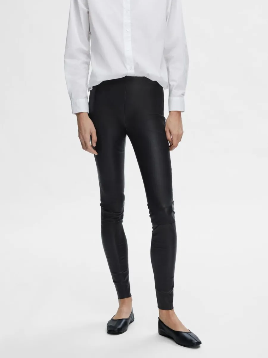 lamm_leggings_0.webp SELECTED LAMM LEGGINGS Black Cheap