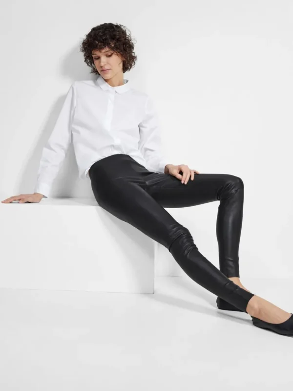 SELECTED LAMM LEGGINGS Black Cheap