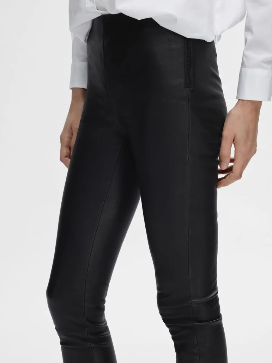 lamm_leggings_3.webp SELECTED LAMM LEGGINGS Black Cheap