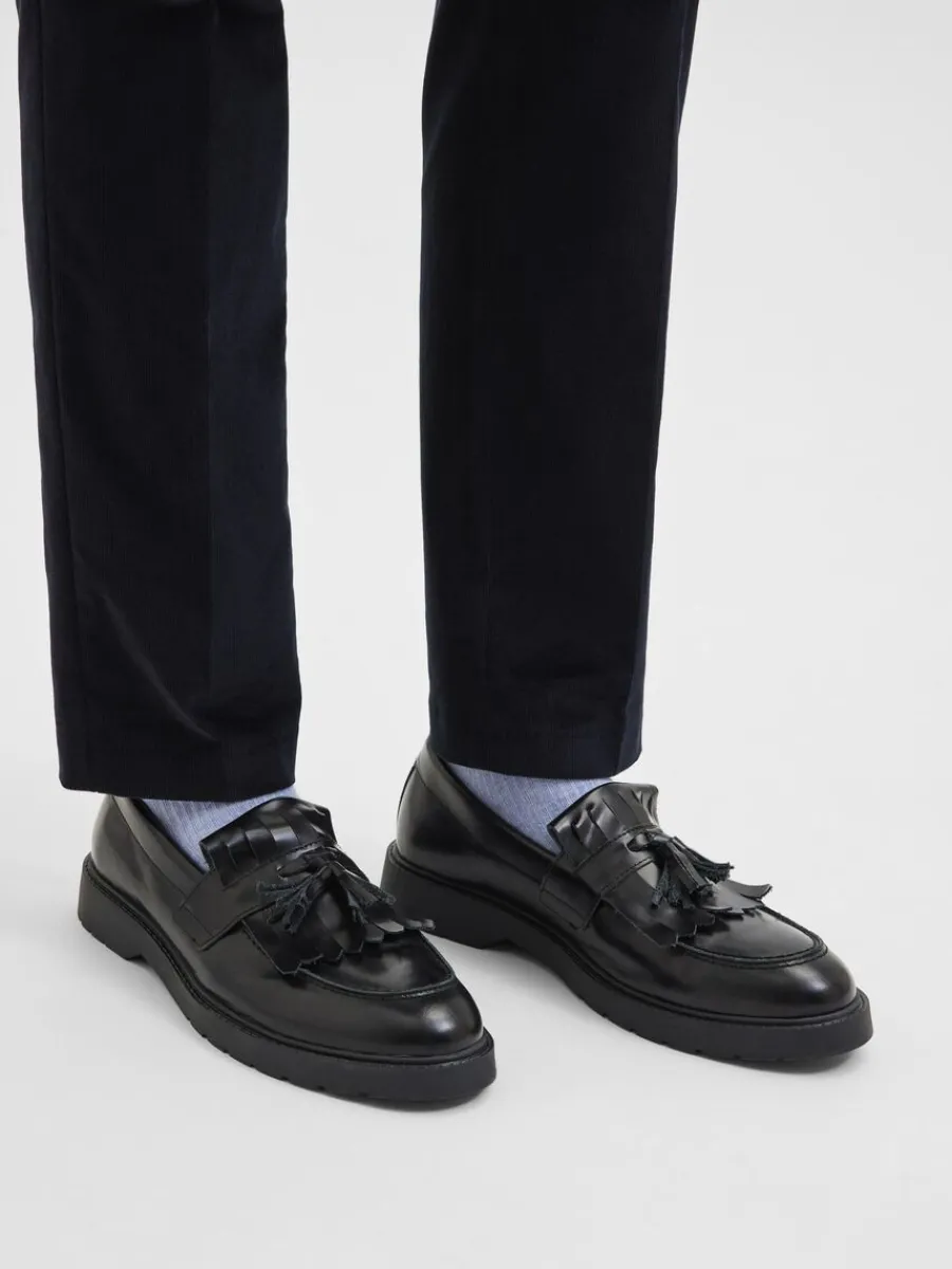 lder_kiltie_loafers_1.webp SELECTED LÄDER KILTIE LOAFERS Black Cheap