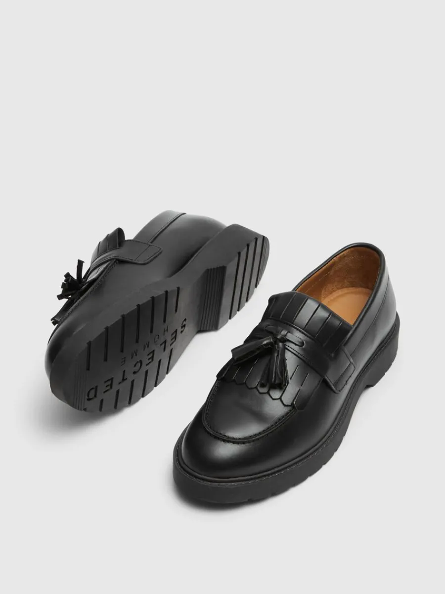 lder_kiltie_loafers_3.webp SELECTED LÄDER KILTIE LOAFERS Black Cheap
