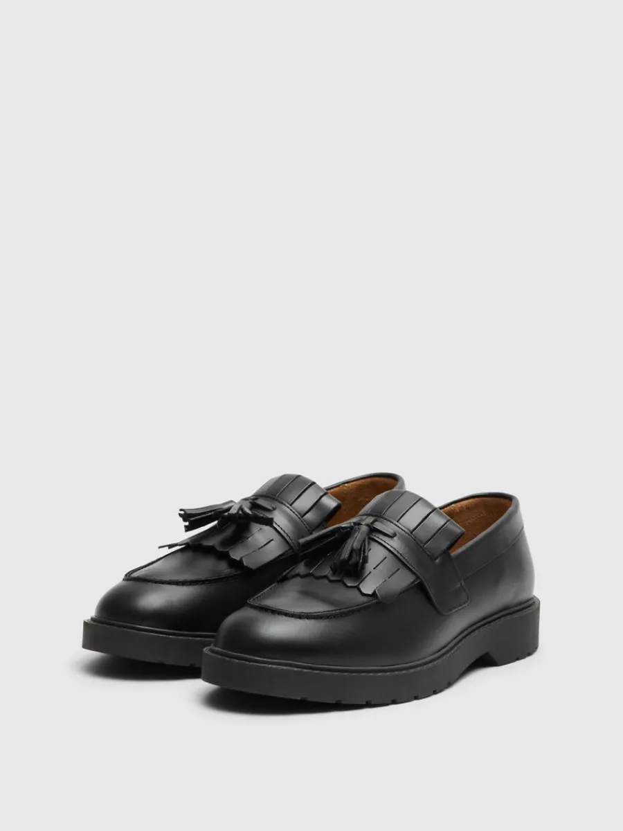 lder_kiltie_loafers_4.webp SELECTED LÄDER KILTIE LOAFERS Black Cheap
