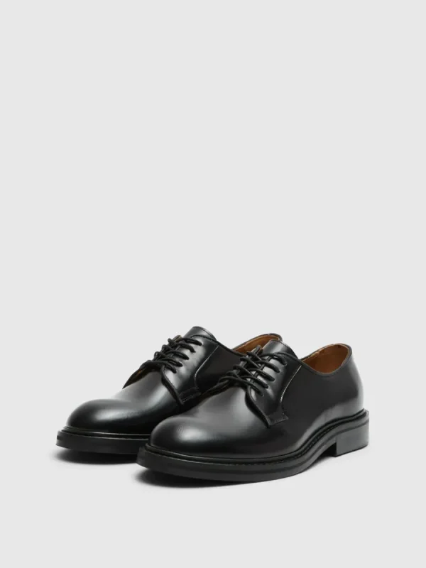 SELECTED LÄDERSYDD BLÜCHERSKOR Black Best
