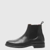 SELECTED LÄDERSYDD CHELSEA-STÖVLAR Black Sale
