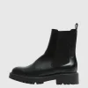 SELECTED LÄDERSYDD CHELSEA-STÖVLAR Black Best Sale