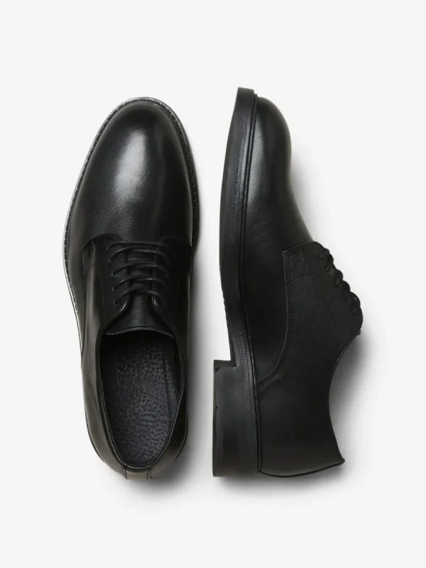 SELECTED LÄDERSYDD DERBYSKOR Black Store