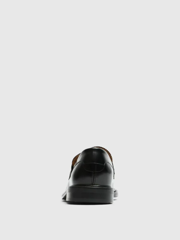SELECTED LÄDERSYDD LOAFERS Black Clearance