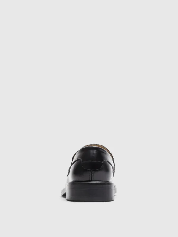 SELECTED LÄDERSYDD LOAFERS Black Cheap